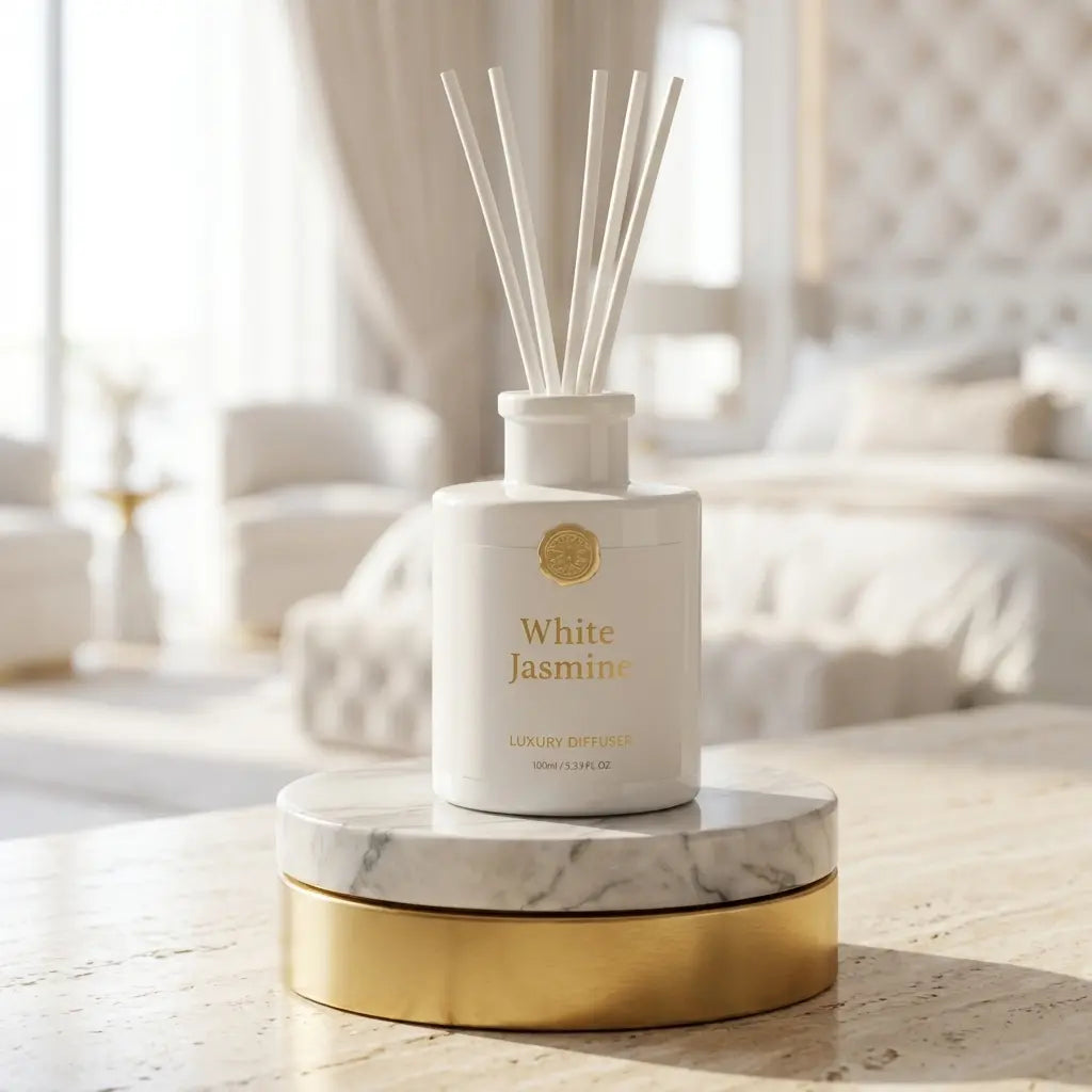 Coffret White Jasmine - coffret complet, ambiance marbre clair