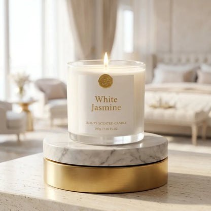 Coffret White Jasmine - diffuseur, ambiance marbre clair