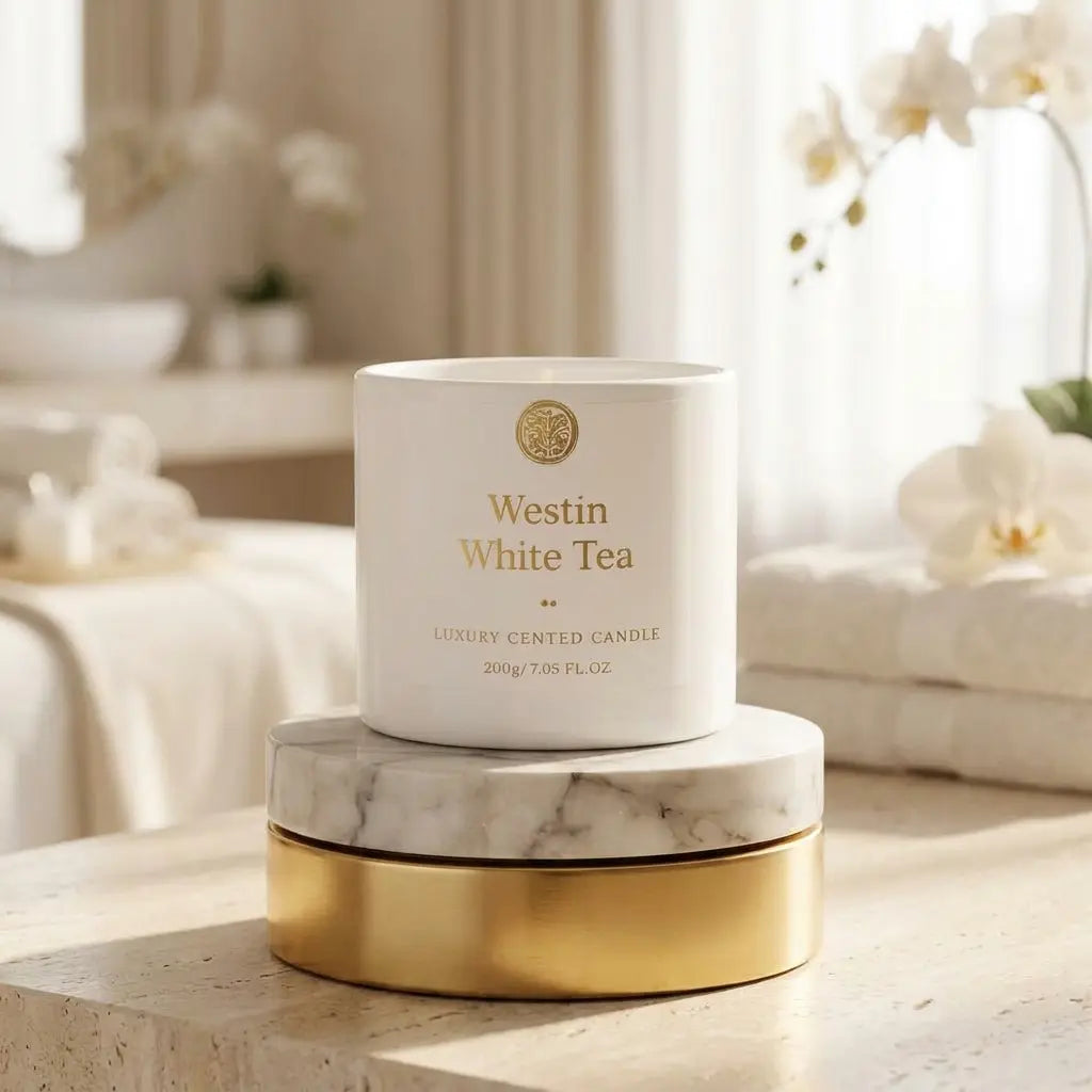 Coffret Westin White Tea - diffuseur, ambiance spa claire