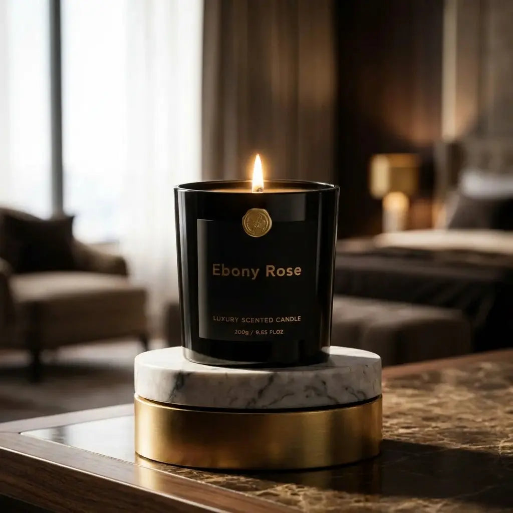 Coffret Ebony Rose - diffuseur, ambiance bois foncé